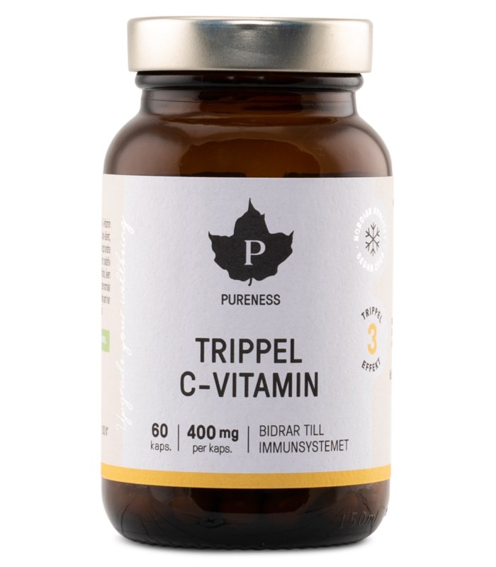 Pureness Trippel C Vitamin Svenskt Kosttillskott