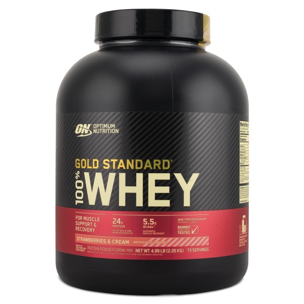 100% Whey Gold Standard Limited Edition, Strawberries & Cream, 2.2 Kg