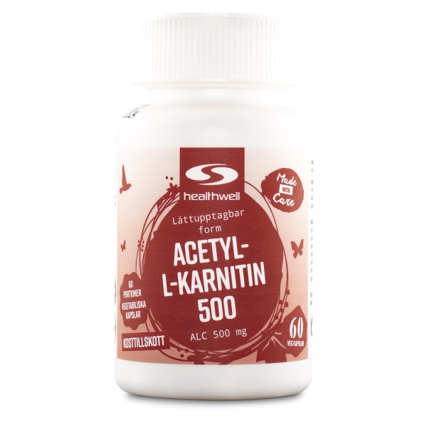 Healthwell Acetyl-L-karnitin, 60 kaps