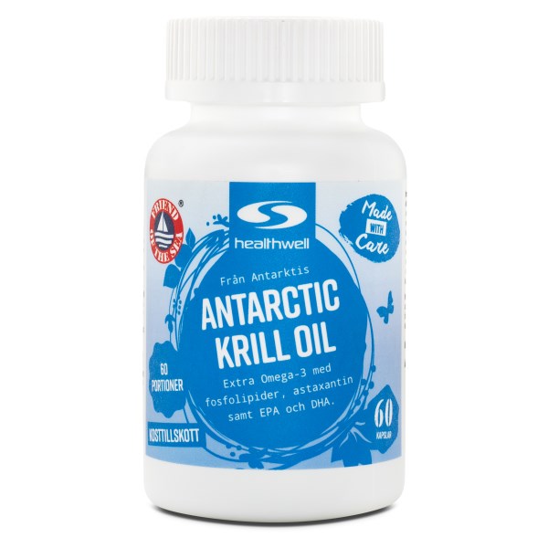 Healthwell Antarctic Krill Oil, 60 kaps