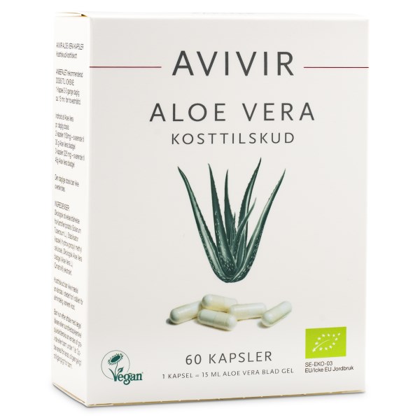 Avivir Aloe Vera Kosttillskott Kapslar, 60 kaps