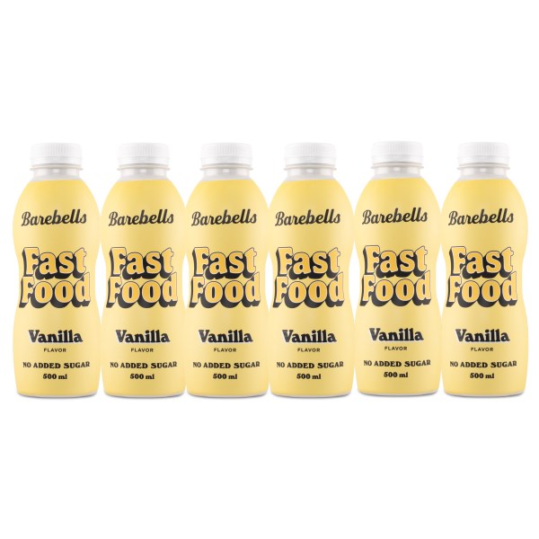 Barebells Fast Food, Vanilla, 6-pack