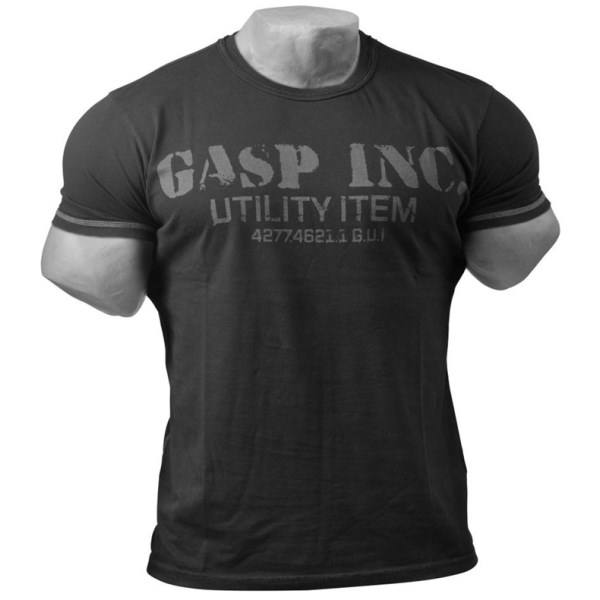 GASP Basic Utility Tee, , Black