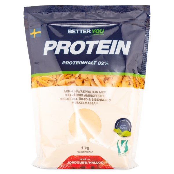 Better You Ärt & Havreprotein, Jordgubb/Hallon, 1 kg