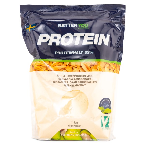 Better You Ärt & Havreprotein, Kokos/Päron, 1 kg