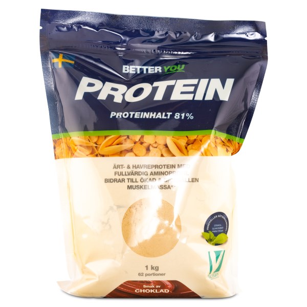 Better You Ärt & Havreprotein, Choklad, 1 kg