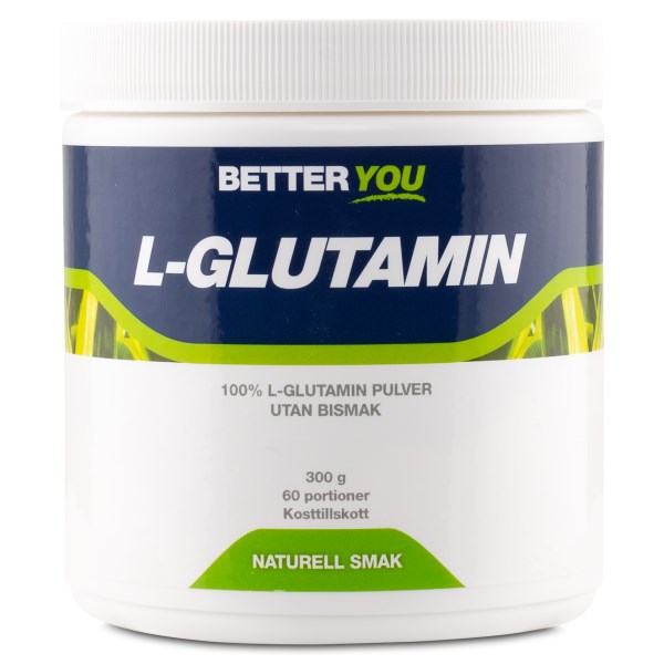 Better You L-Glutamin, Naturell, 300 g