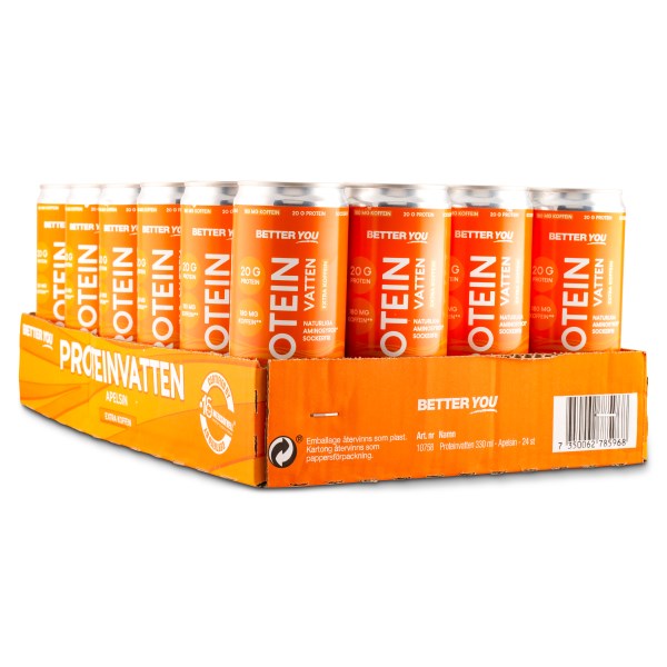 Better You Proteinvatten, Apelsin, 24-pack