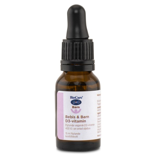 BioCare Bebis & Barn D3-vitamin, 15 ml