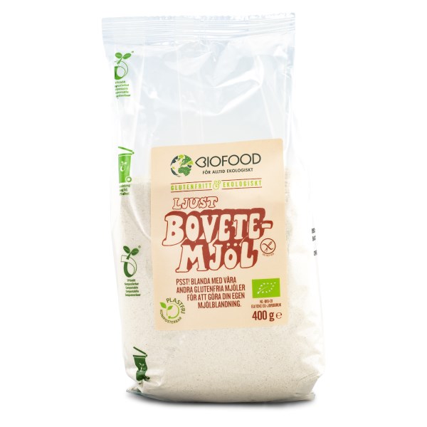 Biofood Ljust Bovetemjöl, 400 g