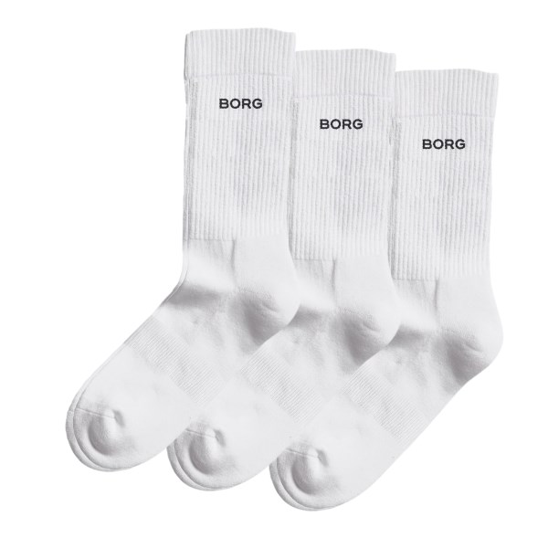 Björn Borg Essential Crew Socks 3 Pack, 39-42, Multipack 1