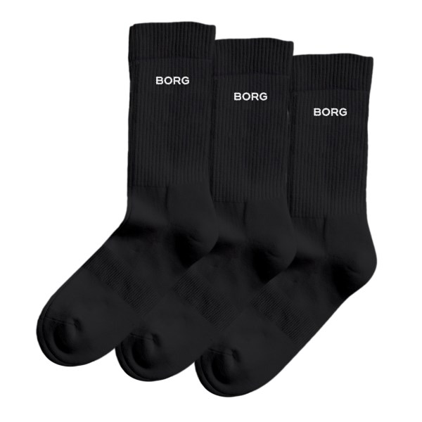 Björn Borg Essential Crew Socks 3 Pack, 35-38, Multipack 2