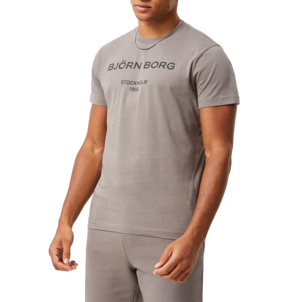 Björn Borg Logo T-Shirt, , Charcoal Gray