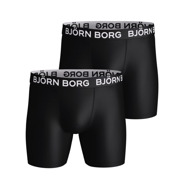 Björn Borg Performance Boxer 2-pack, M, Black