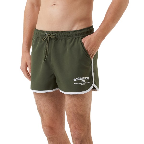 Björn Borg Retro Swim Shorts, , Forest Night