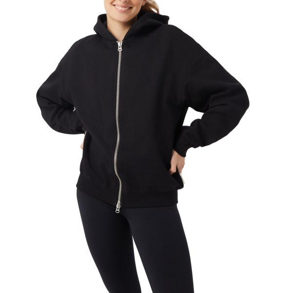 Björn Borg Studio Oversized Zip Hoodie, M, Black