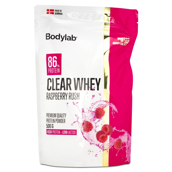 BodyLab Clear Whey, Raspberry Rush, 500 g