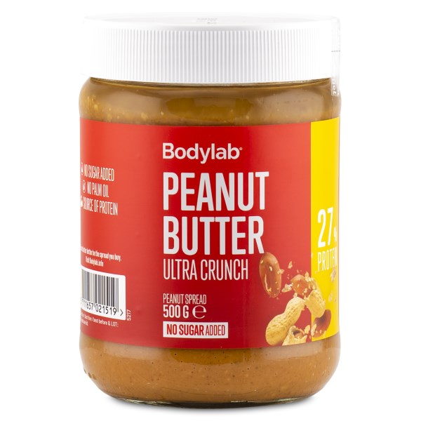 Bodylab Peanut Butter , 500 g, Ultra Crunch