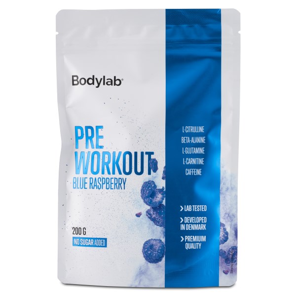 Bodylab PWO, 200 g, Blue Raspberry Pose