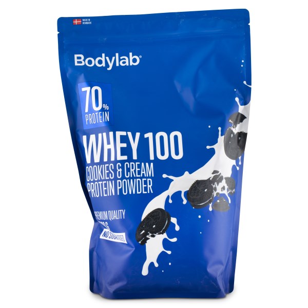 Bodylab Whey 100, 1000 g, Cookies & Cream