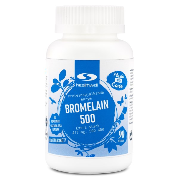 Healthwell Bromelain 500, 90 kaps