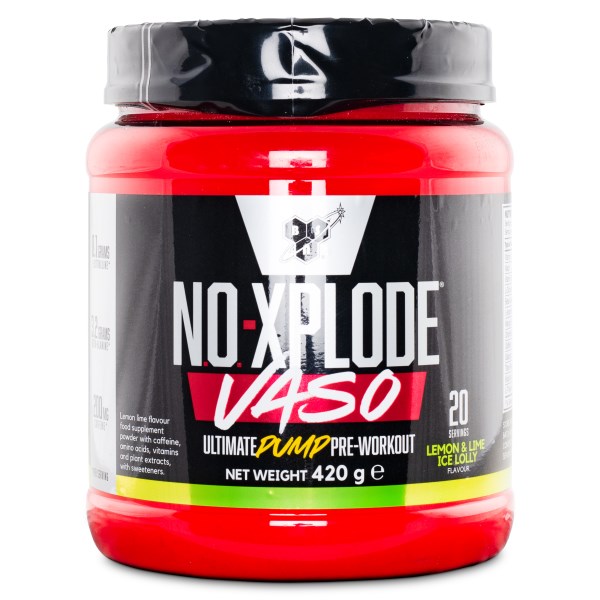 BSN N.O-Xplode Vaso PWO, Lemon Lime, 420 g