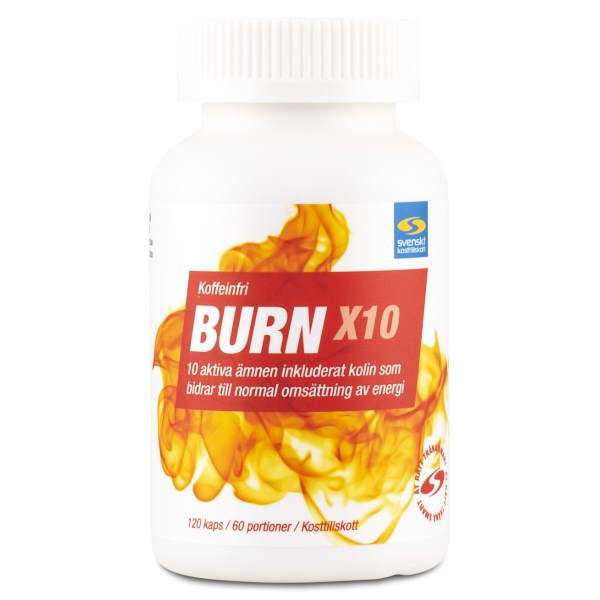 BURN, 120 kaps, Utan koffein