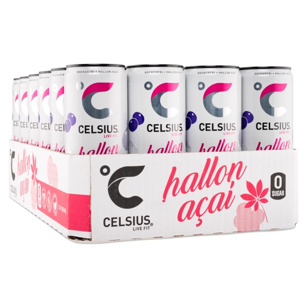 Celsius, Hallon/Acai kolsyrad, 24-pack