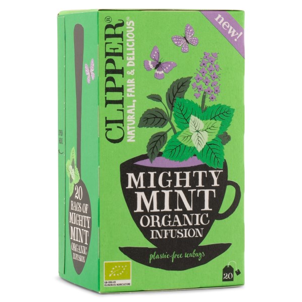 Clipper Tea Mighty Mint Infusion, 20 påsar