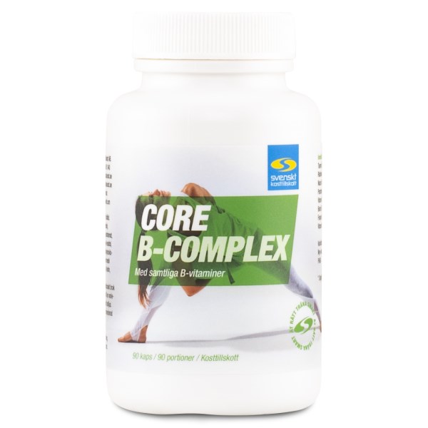 Core B-Complex | Alla B-vitaminer | Svenskt Kosttillskott