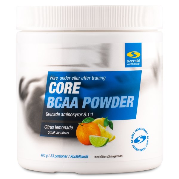 Core BCAA Powder, Citrus Lemonade, 400 g