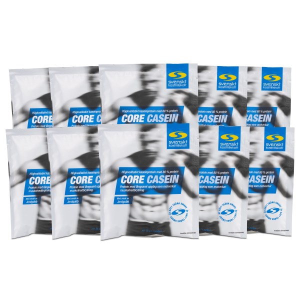 Core Casein Portionspåse, Jordgubb, 10-pack