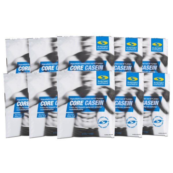 Core Casein Portionspåse, Blåbär Acai, 10-pack