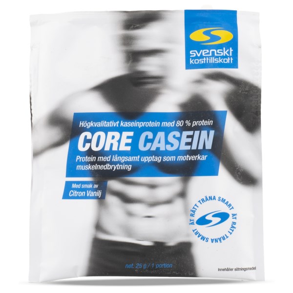 Core Casein Portionspåse, Citron/Vanilj, 25 g