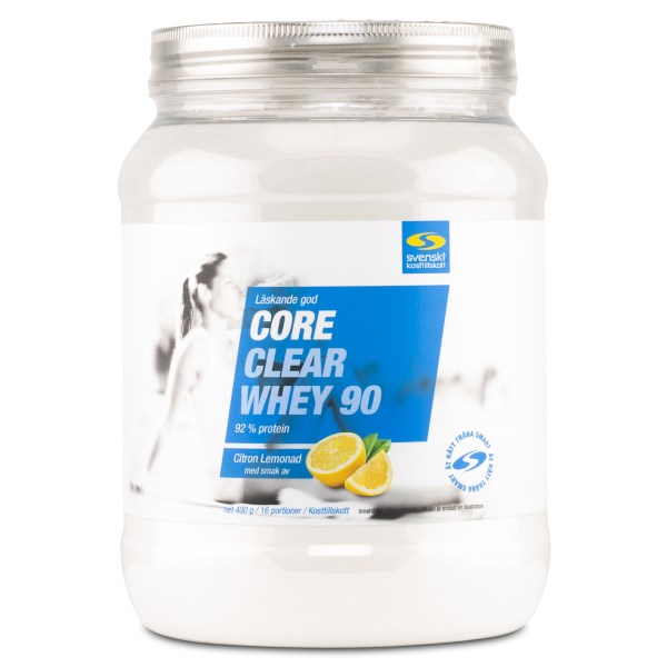 Core Clear Whey 90, Citron Lemonad, 400 g