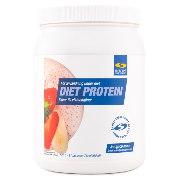 Diet Protein, Jordgubb & banan, 525 g