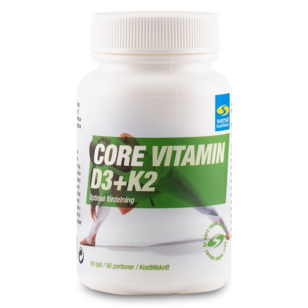 Core Vitamin D3+K2, 90 tabl