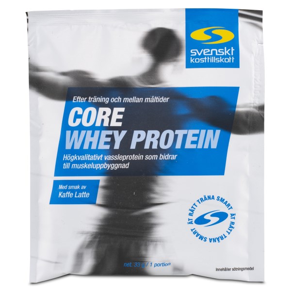 Core Whey Protein Portionspåse, Kaffe Latte, 33 g