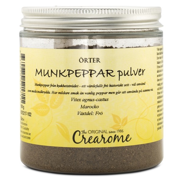 Crearome Munkpeppar Pulver, 100 g