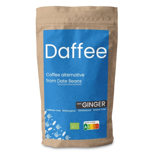 Daffee Koffeinfritt Dadelkaffe, Ingefära, 250 g