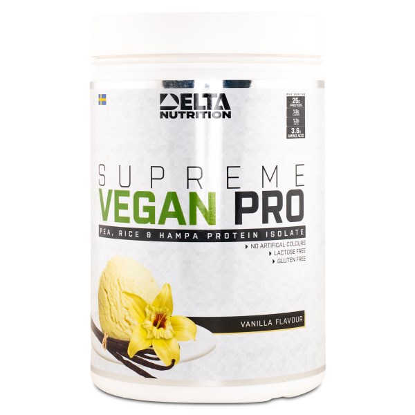 Delta Nutrition Supreme Vegan PRO, Vanilla, 900 g