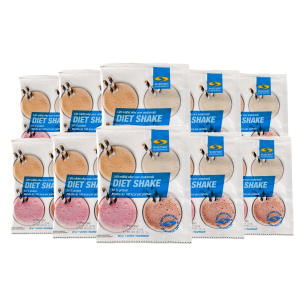 Diet Shake Portionspåse, Cappuccino, 10-pack