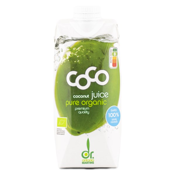 Dr. Antonio Martins Coco Kokosvatten Eko, 500 ml