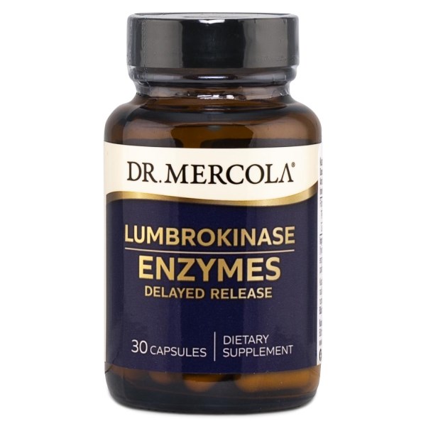 Dr Mercola Lumbrokinase, 30 kaps