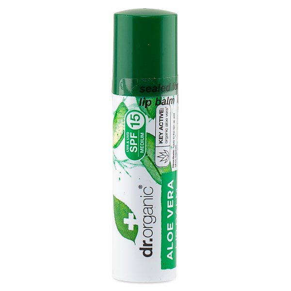 Dr Organic Aloe Vera Lip Balm, 5,7 ml