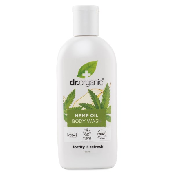 Dr Organic Hampaolja Body Wash, 250 ml