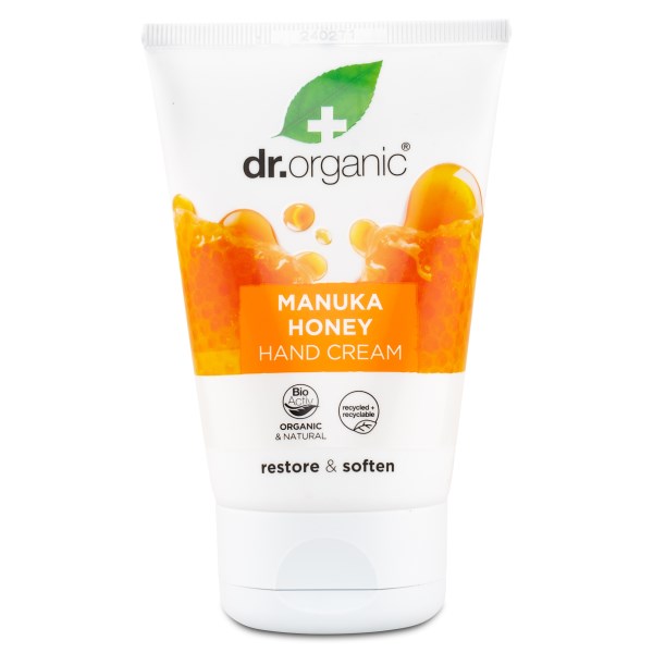 Dr Organic Manuka Honung Hand- & Nagelkräm, 125 ml