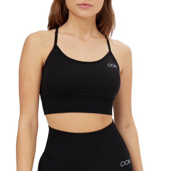 Drop Of Mindfulness Maya Seamless Sports Bra, L, Svart