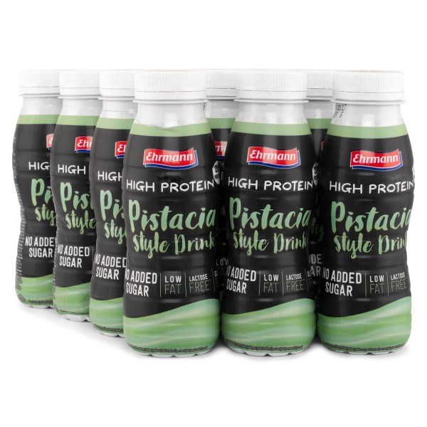 Ehrmann High Protein Drink, Pistacia, 12-pack