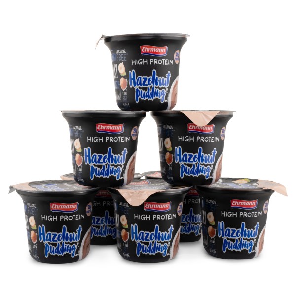 Ehrmann High Protein Pudding, Hazelnut, 8-pack